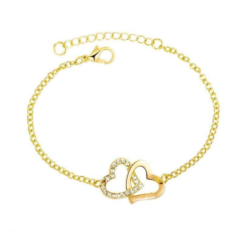Golden Hearts Bracelet – Linked in Love