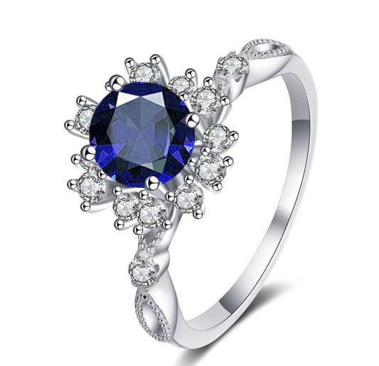 Royal Emerald Bloom Ring – Luxury Statement