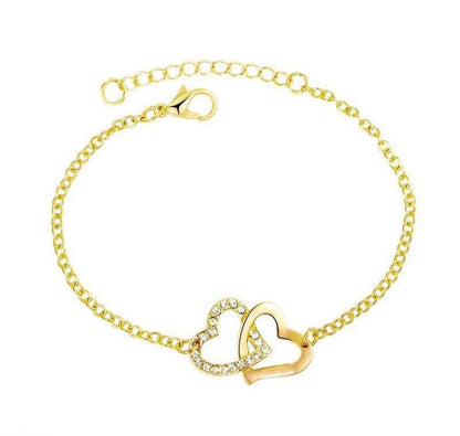 Golden Hearts Bracelet – Linked in Love